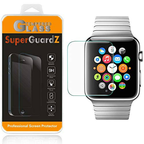 [3-Pack] for Apple Watch Series 5 (40mm) / Series 4 (40mm) Screen Protector Tempered Glass, SuperGuardZ, 9H, 0.3mm, Anti-Scratch, Anti-Bubble, Anti-Fingerprint [Lifetime Replacement]