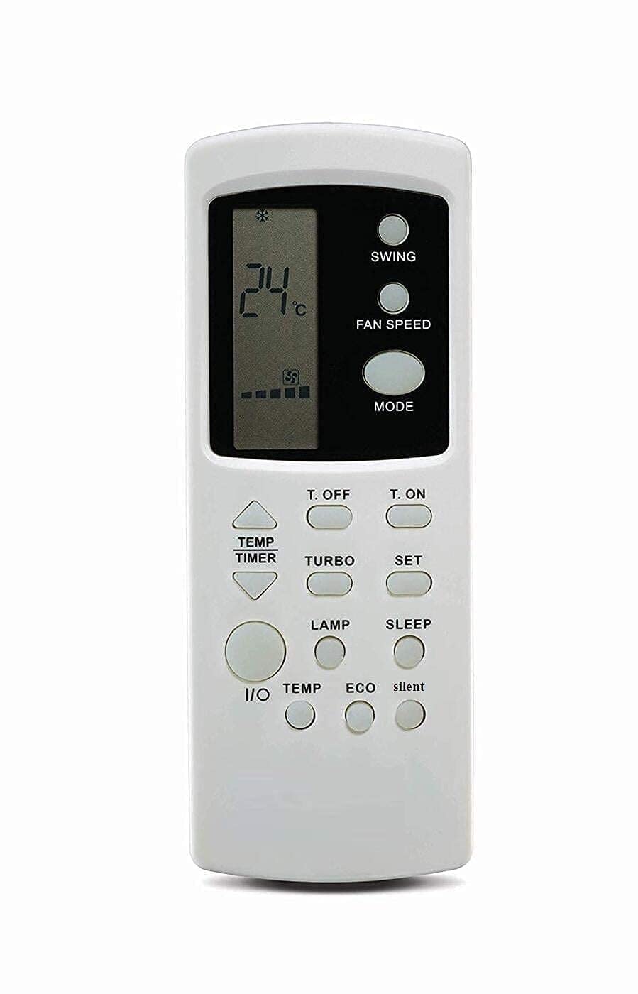 SIWAN || 2 Year Warranty Universal Ac Remote Compatible for Godrej AC Remote Control Turbo/LAMP/Sleep/Temp/ECO/Silent Button White Remote No-6