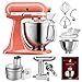 Produktbild KitchenAid Küchenmaschine Artisan - P24 Food Processor Set Spezial 185er (M) - 5KSM185PSEPH inkl. Food Processor Vorsatz (5KSM2FPA), Fleischwolf Ganzmetall (5KSMMGA) und Kochbuch (Kochen & Backen)