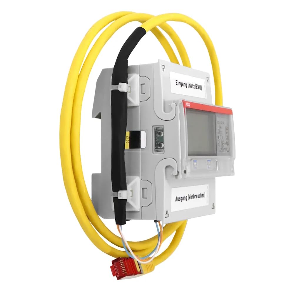 ABB B23 112-100 Drehstromzähler 3-phasig 65A | RS-485 Modbus RTU & MID-Zertifizierung | Smart Meter für DIN-Hutschiene | 2CMA100164R1000