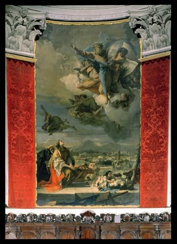 Tableau impressions d'art mural Sainte Thécla déco chic 60x90