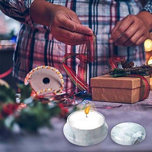 12Pieces Small Candle Tin Jars,Mini Candle Making Containers Reusable Round Shape Artistic Storage Box Metal Jar for Candle Dry Storage DIY Candle Making Kit for Candy Party Spices Camping