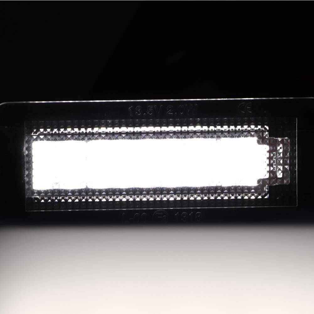 luci targa smart 450 + Luce Targa, 2 pezzi Numero di Targa Automobilistica Luce Fredda LED Light Lamp Adatto per Smart Fortwo W450 W451 W453