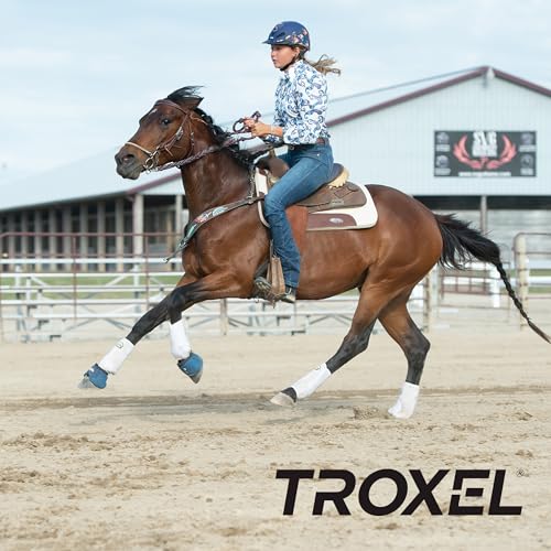 Troxel Dynasty Ultralight Horse Riding Helmet, Low-Profile, Adjustable Design, Safety Horseback Riding Gear, Large (7-1/4-7-3/8), Floral Watercolor by Troxel - Image 5
