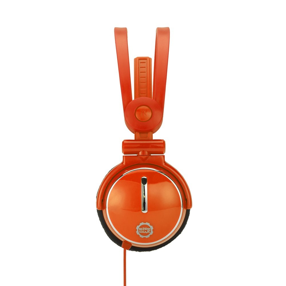 Amazon.com: Kidz Gear Fold-flat Travel Headphones - Orange