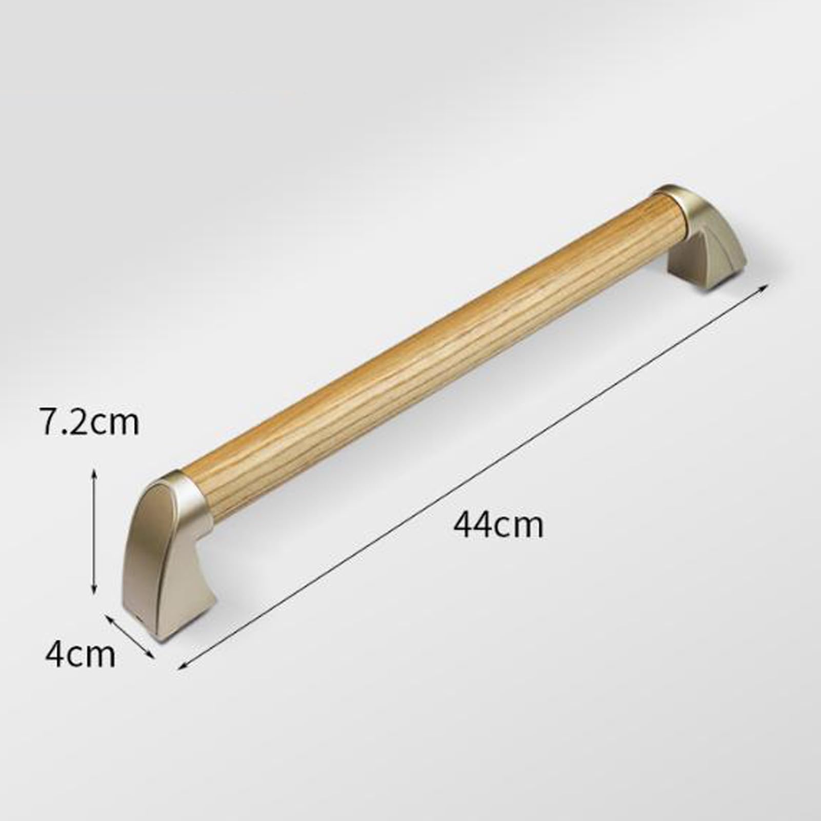 Asidero baño minusvalidos, Asa para Ducha Pared Antideslizante Agarraderas Baño 34cm/44cm/54cm Barra de Agarre Madera, Asidero de Ducha, Asa para Ancianos, Discapacitados(Size:44CM)