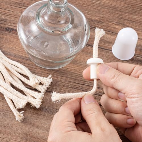 Mechas redondas para lámpara de aceite 15 pcs 6.1 in miniatura 6