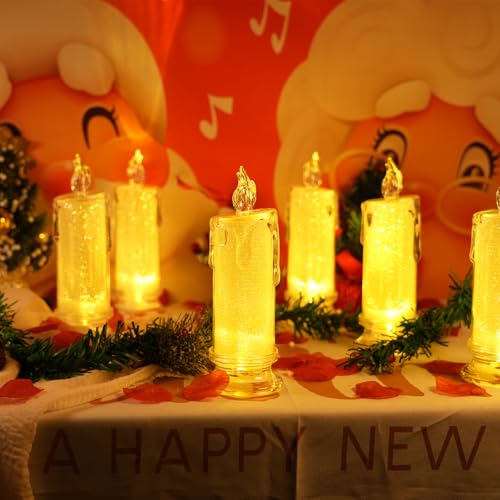 4PCS-White-LED-Candles-D25-x-H7-Flameless-Pillar-CandlesBattery-Operated-CandlesFake-Candle-Velas-Artificiales-Para-Decoracion-for-Valentines-Day-Wedding-Diwali-Fall-Christmas-Decorations