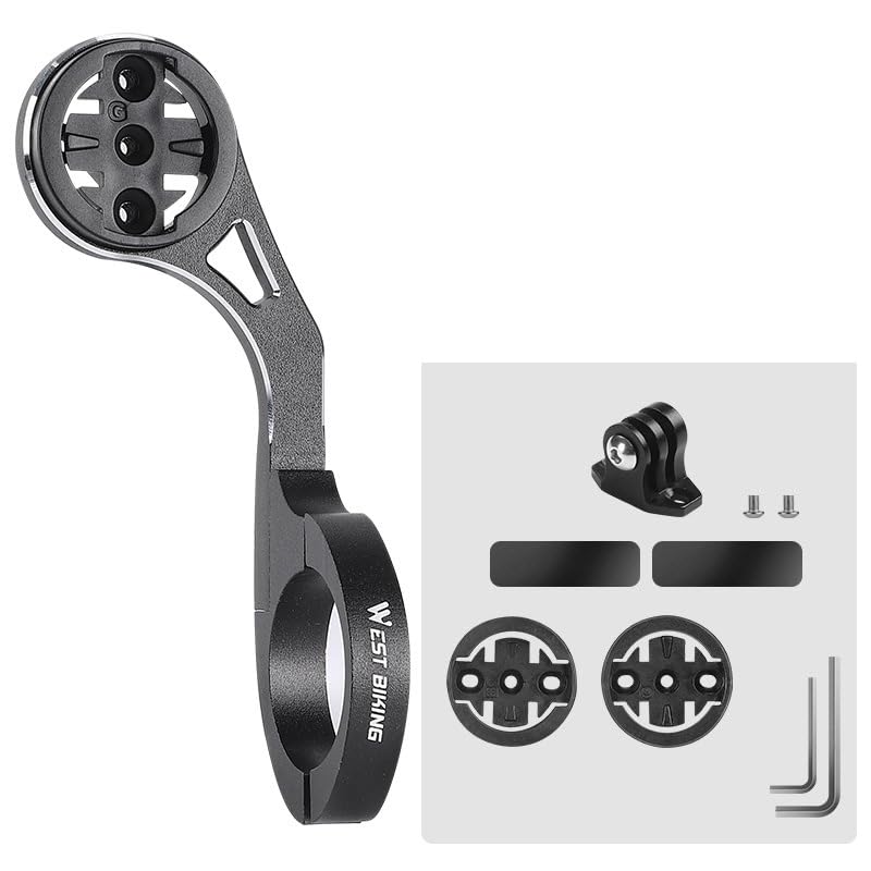 XBERSTAR Bike Computer Mount, Bike GPS Computer Camera Light Mount Holder Bracket for Garmin/FOR Wahoo Edge (Sinking model bracket)