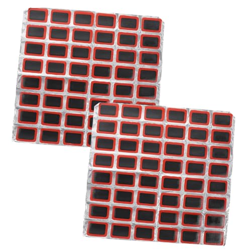 HANABASS Inflatable Tire Patch for Emergency Repair 2 Sheets 25mm Square for Road Mountain Bikes Durable Portable