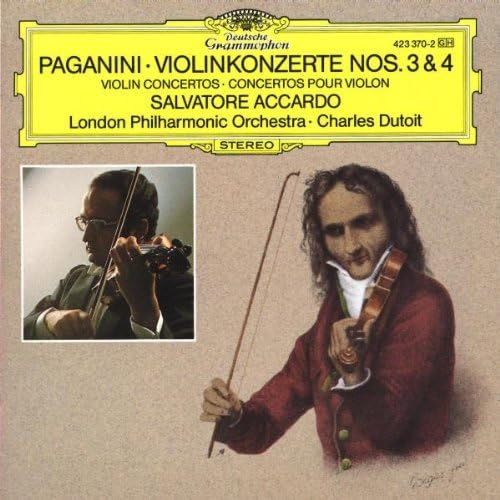 Violin Concerti 3 & 4 [Audio CD] Paganini / Accardo / Dutoit / Lpo; Various Artists; Dutoit/London Phil Orch; Accardo, Salvatore; Paganini, N and Accardo, Salvatore Evlnn