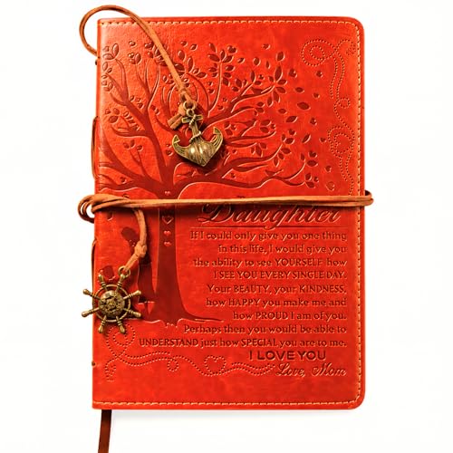 faux leather refillable journal notebook