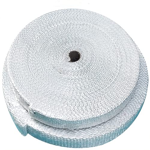 ASUIU Cinta de tela de fibra de vidrio resistente a altas temperaturas: aislamiento térmico y cinta ignífuga antiescaldado, 1 unidad(1.5mmx10cmx30m)