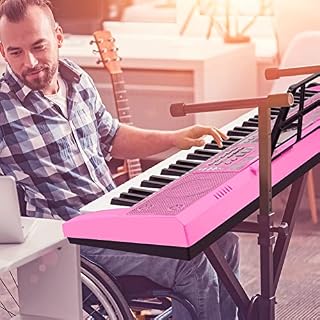 24HOCL Clavier de piano électrique à 61 touches éclairées, musical numérique, 200 rythmes, écran LCD pour enfants… - Les Beatles, Paul McCartney, John Lennon, RIngo Starr, George Harrison 24HOCL Clavier de piano électrique à 61 touches éclairées, musical numérique, 200 rythmes, écran LCD pour enfants… – Image 7