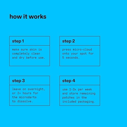 Miniatura 6 de Starface Micro-Cloud, parches hidrocoloides de microdart para manchas en etapa temprana, parches de espinillas con ácido salicílico y niacinamida