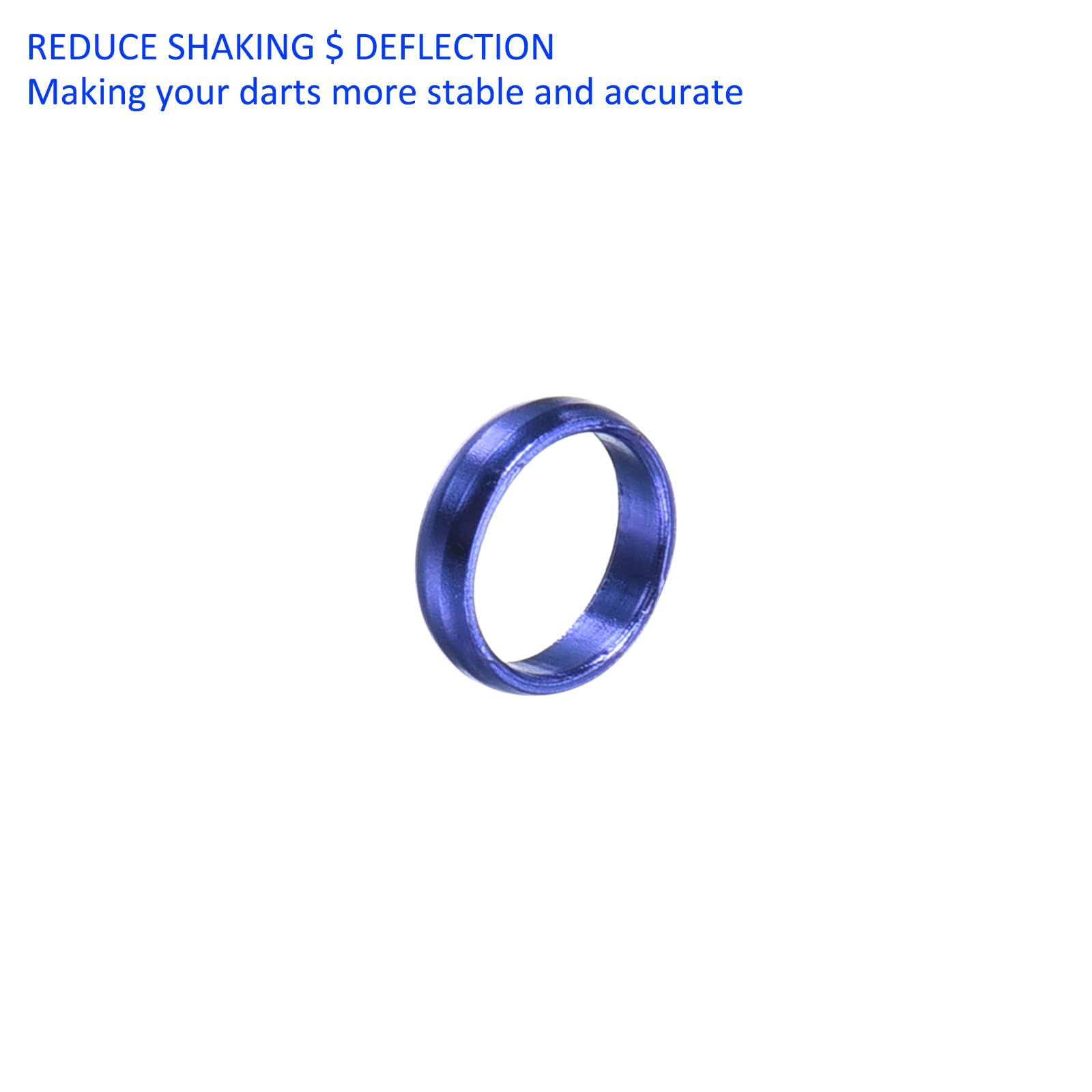 M METERXITY 9 Pack Dart Shaft Rings - Aluminum O-Ring Dart Accessories, Apply to Darts Games/Entertainment/Party (Blue) - Image 4