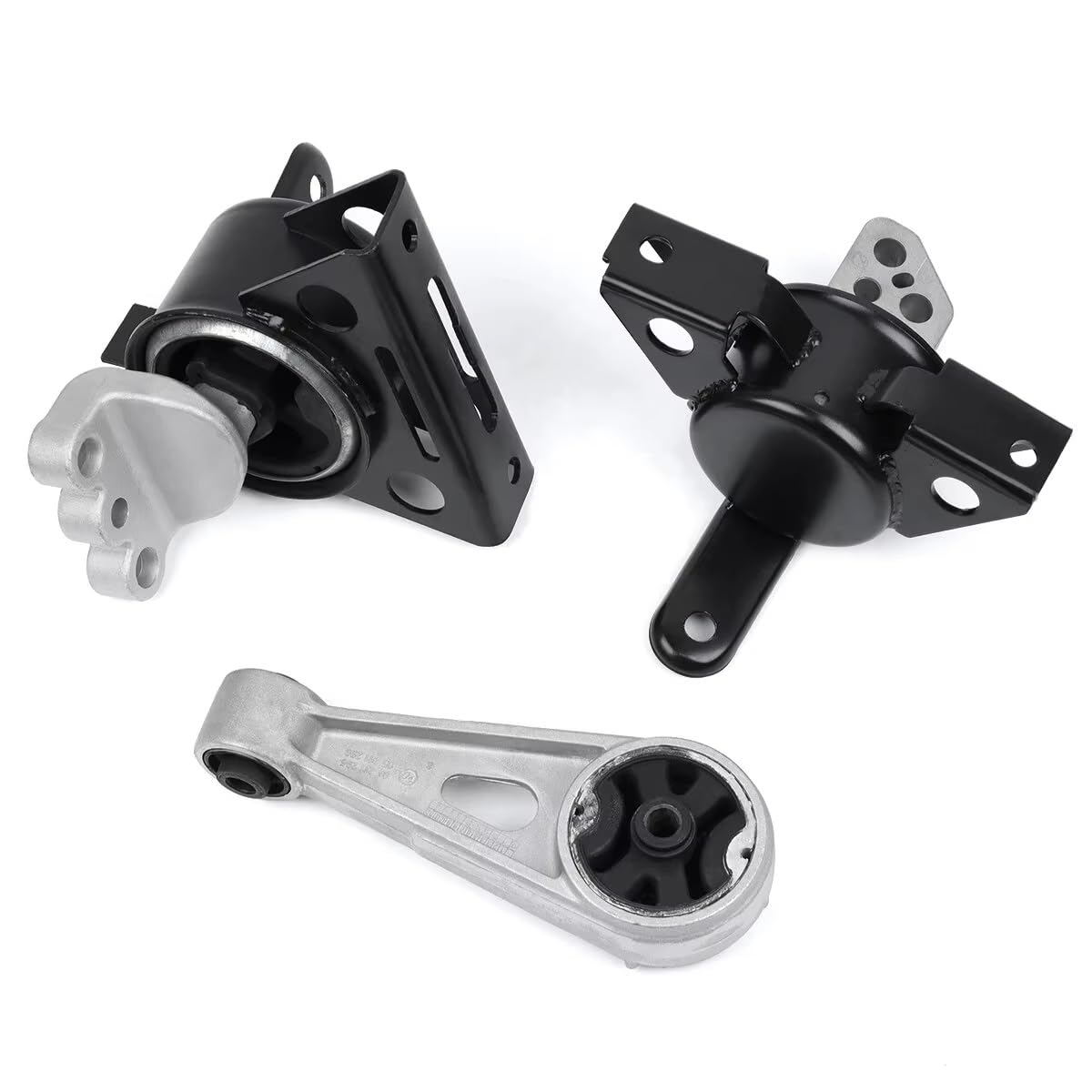 Lisqbkbi One Color Engine Mount For Chevrolet For Spark Classic 1.2L 3Pcs Engine Motor Transmission Mount 96686002 95211295 95969583 96686601 Engine Mounting