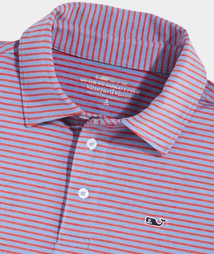 Image of Vineyard Vines Kids Bradley Stripe Sankaty Polo (Toddler /Little Kids /Big Kids)