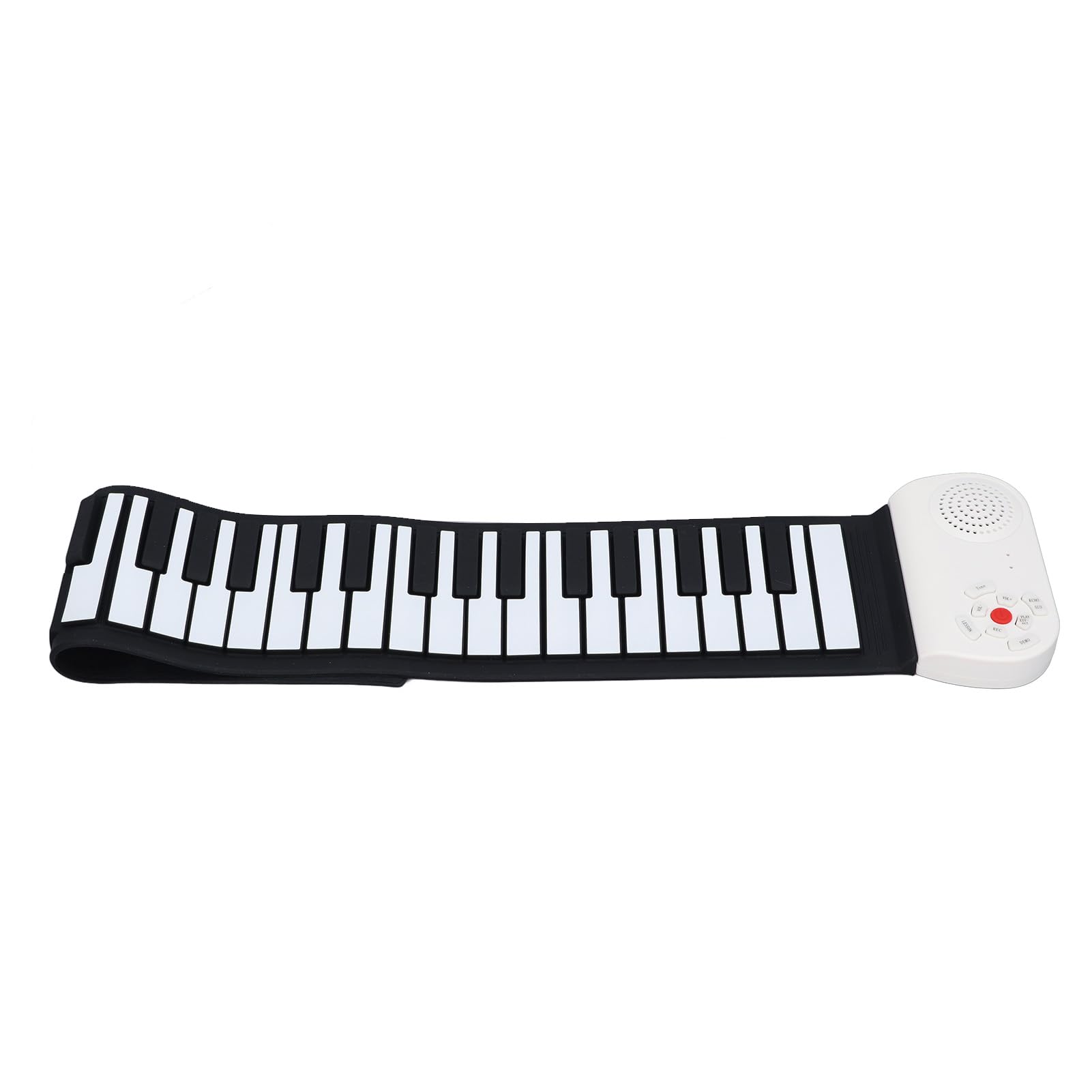 Aramox Roll-Up-Klavier, 49 Tasten, Tragbare Elektrische Tastatur, Faltbares Silikonmaterial, für Kinder, Anfänger, Lernen mit 8 Tönen, 6 Demo-Songs, USB-Aufladung, MIDI-Unterstützung
