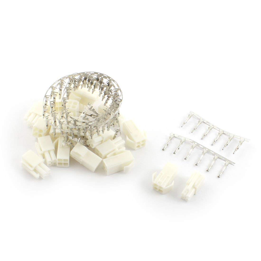 KTM Healthcare® 10 Sets 4.5mm 4Pin Male Female Tamiya Plug Unwired Terminal Connector