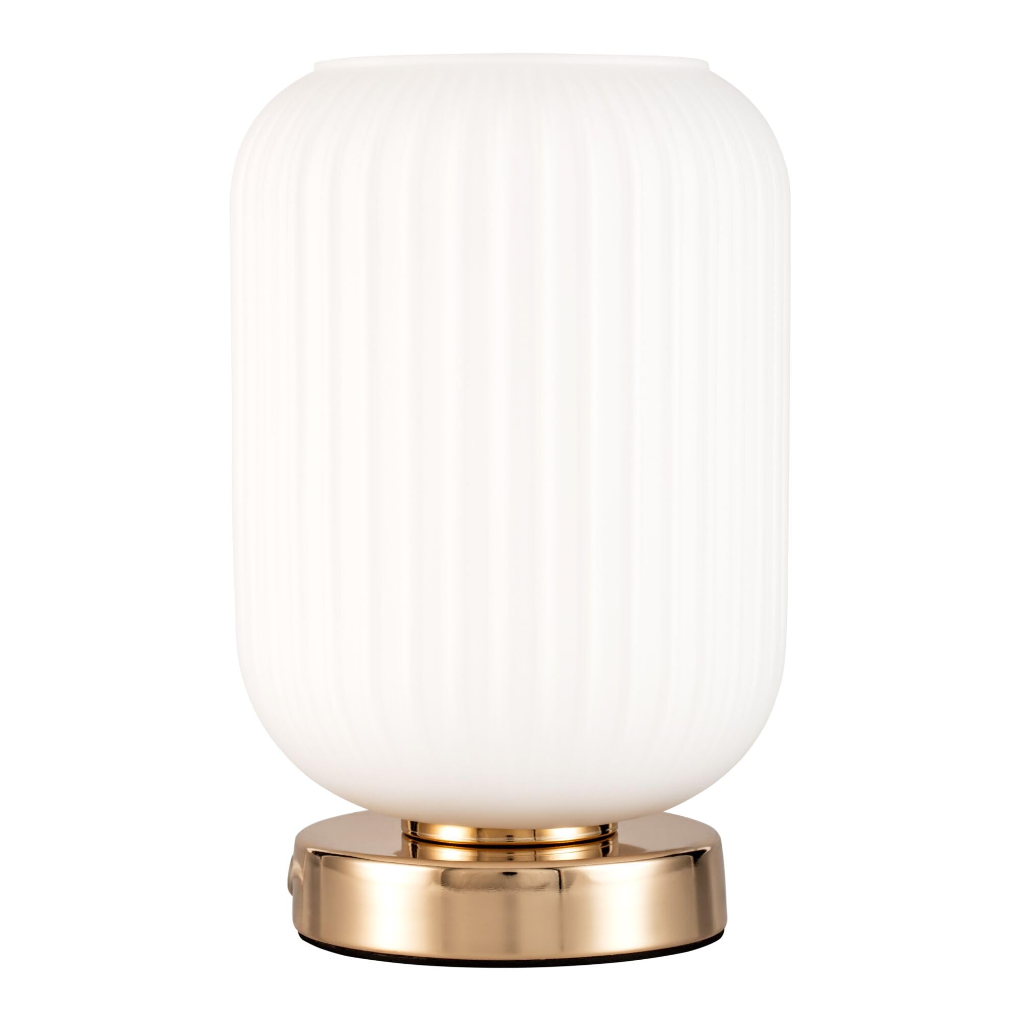 Pauleen Paulmann 48193 Noble Purity Tischleuchte max. 20 Watt Weiß, Champagnergold Glas, Metall E27