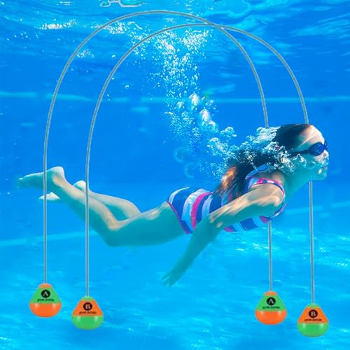 2 Stück Tauchtüren Tauchspielzeug für Kinder ab 5 6 7 8 9 10,Schwimmbad Spielzeug,Unterwasser Tauchtüren Pool Spielzeug Wasserspielzeug für Jungen Mädchen Kinder Sommer Geschenk Tauchen Lerne Training