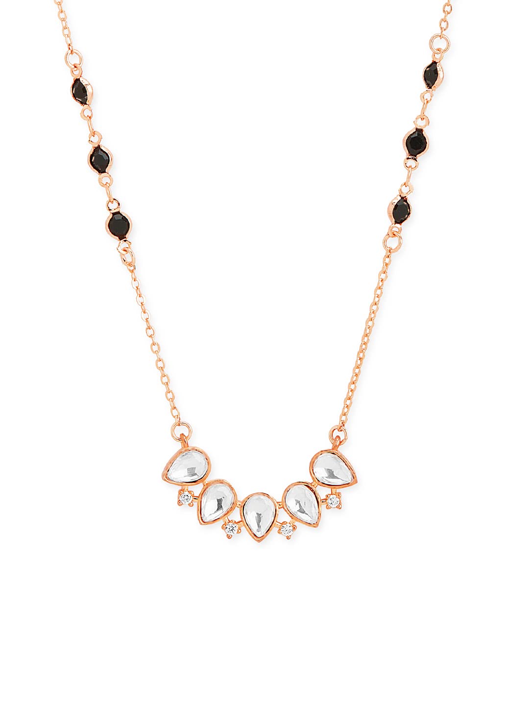 See full amazon price history chart for MINUTIAE Stylish Stone Pendant Necklace Black Beads Mangalsutra For Women With Extendable Chain (Rose Gold) MINUTIAE Stylish Stone Pendant Necklace Black Beads Mangalsutra For Women With Extendable Chain (Rose Gold) (B0C1NSJTSP) Amazon Price History, Amazon Price Tracker