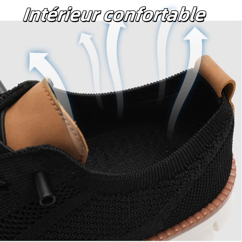 UrbanFit – Sneakers UltraConfort Chaussures décontractées en Maille pour Homme - Légères, Respirantes et élégantes - Confort pour la Marche - pour Affaires et Ville