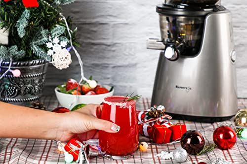 Kuvings C7000 Whole Slow Juicer, Silver, KV-NS723CBC2-SR