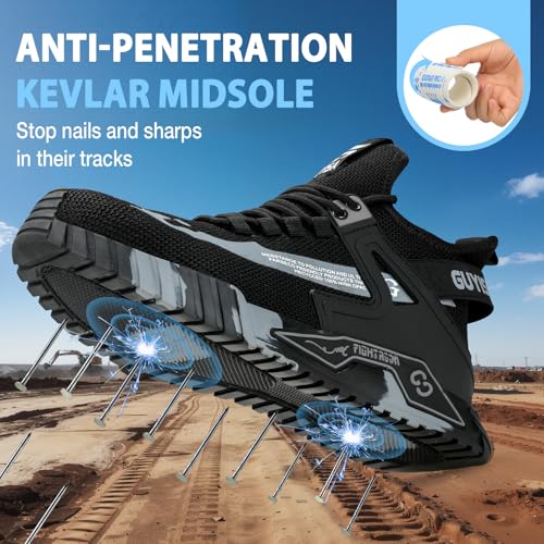 Chaussures de sécurité légères contre perforation embout acier LAoutun - 3