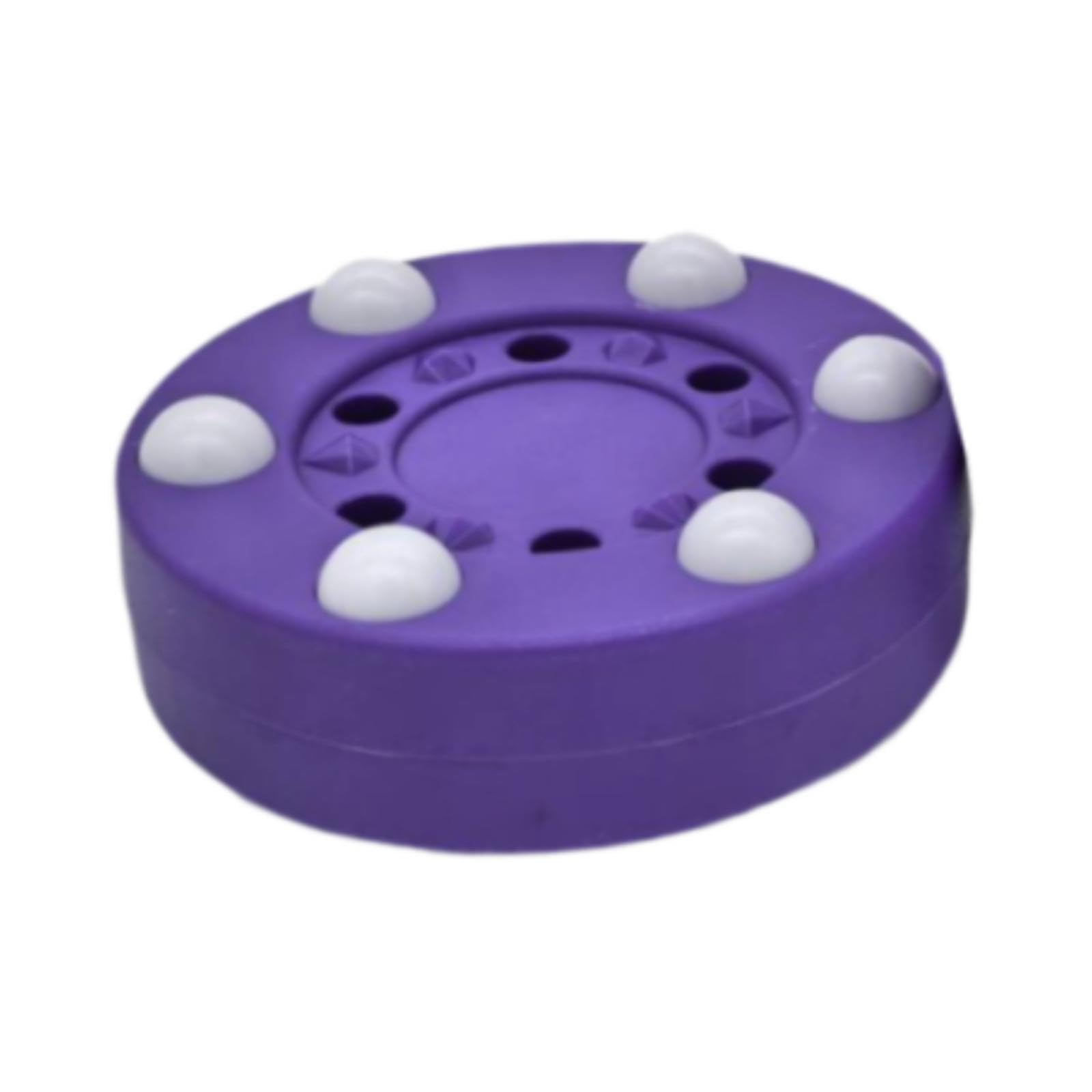 Yiju Roller Hockey Puck Ice Hockey Puck Simple to Use Equipment Training Puck Street Hockey Puck for Sports Professionals, Purple