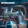 AFMVV Wireless Controller for PS5 with RGB LED,TURBO, Dual Vibration, 6 Axis Gyro Sensor, Touchpad, Ergonomic for Playstation 5 Controller, Compatible with PlayStation 5/PC/Mac/ios/Android/Steam