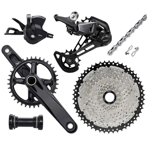 �݊���������܂� �V�}�m DEORE M6100�A12 �X�s�[�h MTB �O���[�v�Z�b�g 170/175mm 11-50/52T M6100 �`�F�[���ɑΉ�(BB92,11-50T CASSETTE_170MM_36T)