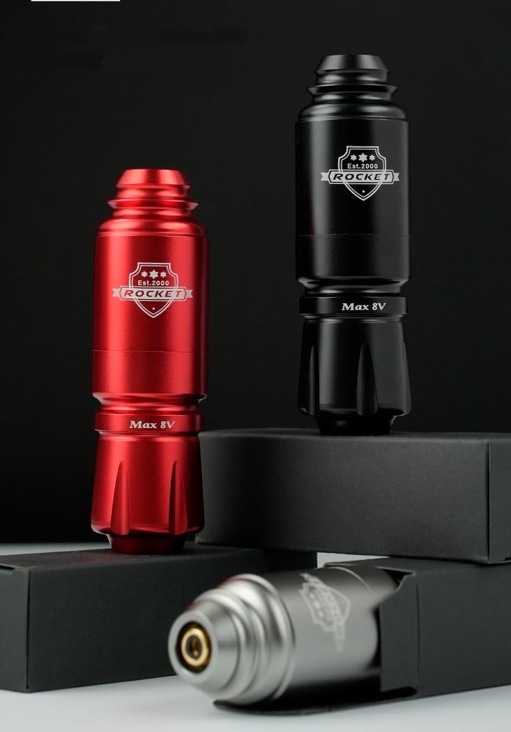 DGT Premium Lightweight Rocket Rotary Tattoo Machine Pen (Black)