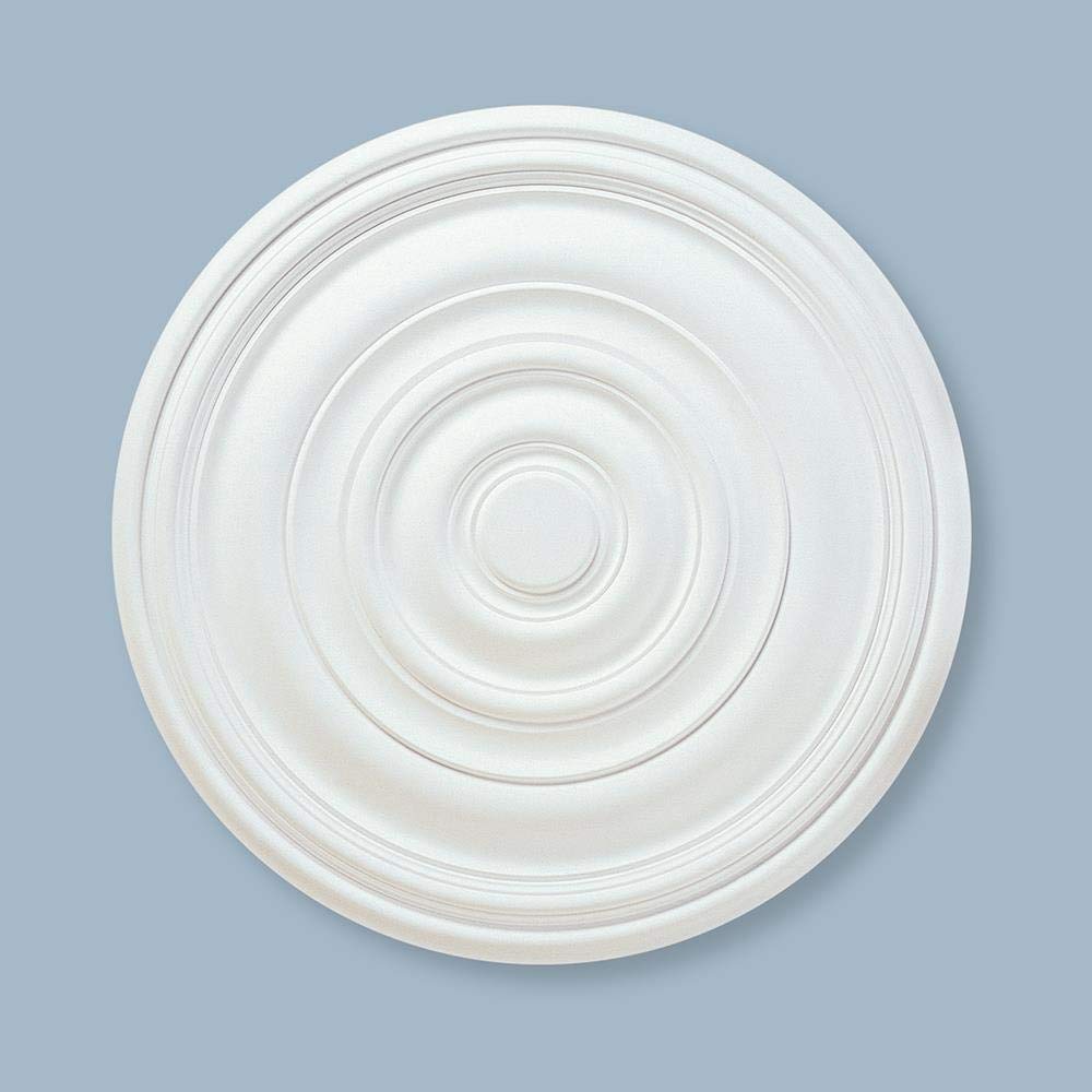 Yöl White Ceiling Rose Alanna 740Mm Resin Strong Lightweight Not Polystyrene Easy Fix 74Cm