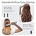 All-in-One Air Styler - Auto Curl, Straighten, Volumize, Dry - 160000 RPM High-Speed for Faster Styling - Reduces Heat Damage & Frizz Hair Styling Irons - Ionic Blow Dryer Brush for All Types (Nickel)