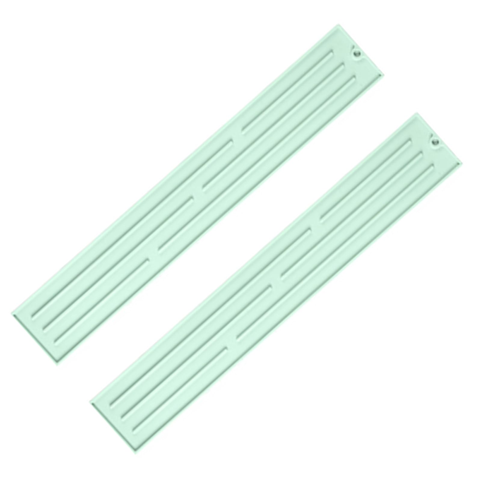 Ksikdeg 2 Narrow Silicone Sink Drip Mats 8cm Width for Quick Drying and Space Saving Kitchen Use Hygienic Kitchen Effluent Mat