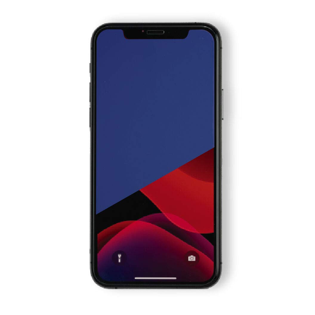 Moxyo Mirror Glass Screen Protector for iPhone 12 Pro Max Turn Your Phone Into A Mirror (Blue/Purple) cage