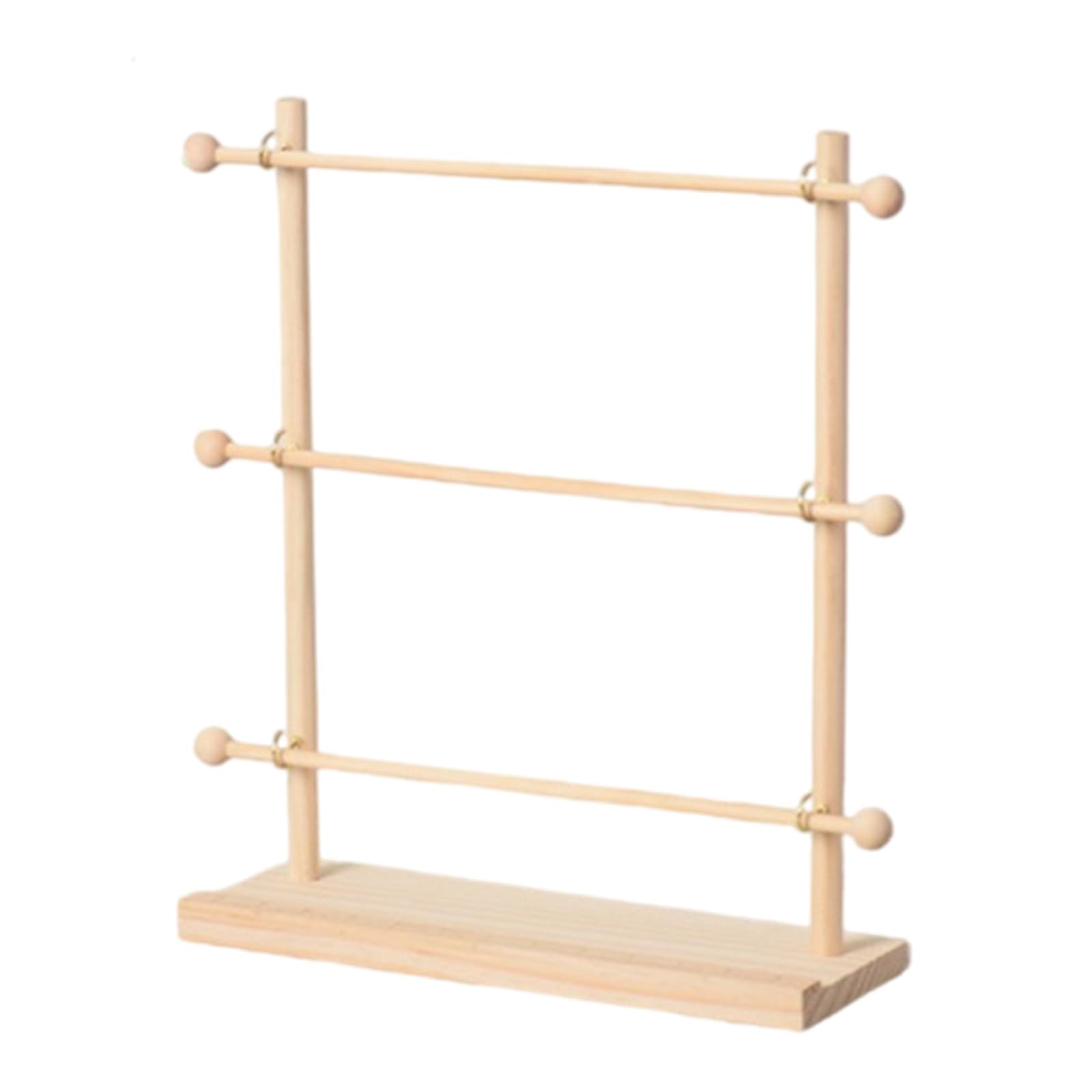 Tsophreniq Ribbon Storage Organizers Rack 3 Tiers Ribbon Holder Crochet Yarn Rack Spool Organizers