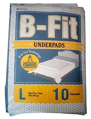 B-FitUnderpads with Gel Technology Large 60 X 90 Cms