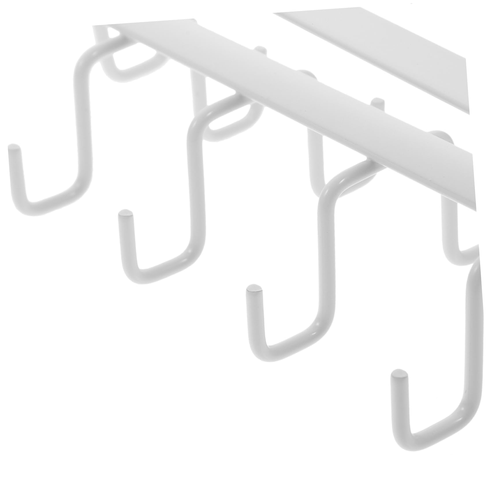 PRETYZOOM 5 Ganci Per Tazze Organizer in Ferro Per Tazze Sottopensile Da Parete Per Cucina