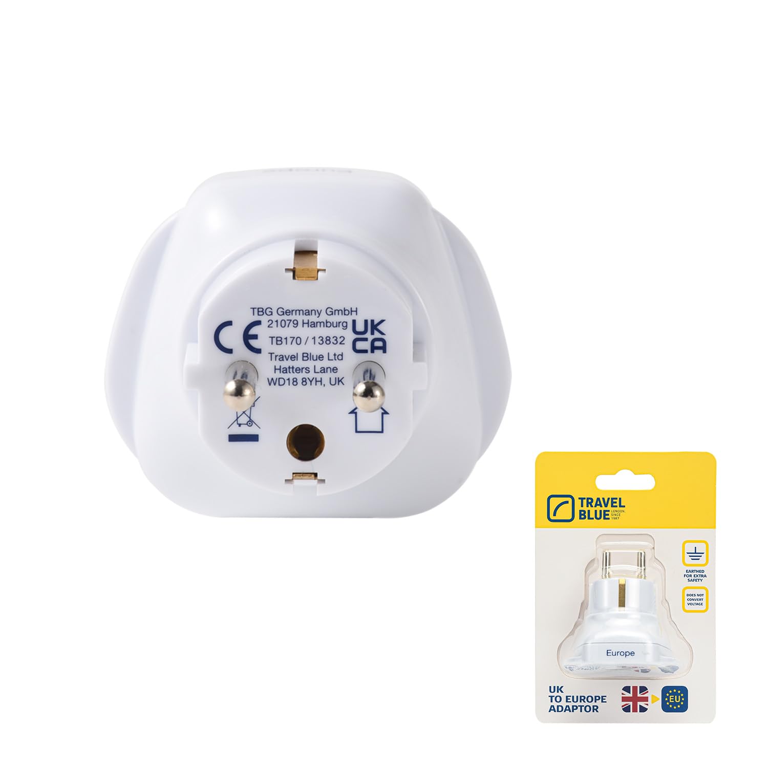 Unisex Uk To Europe Continental Adaptor