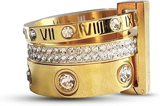 Love Friendship Gold Rings Set for Women 18K Gold Plated Titanium Steel Dainty Cubic Zirconia Rings Fashion Stacking Bands Valentines Day Mother's Day Christmas Day Best Gifts