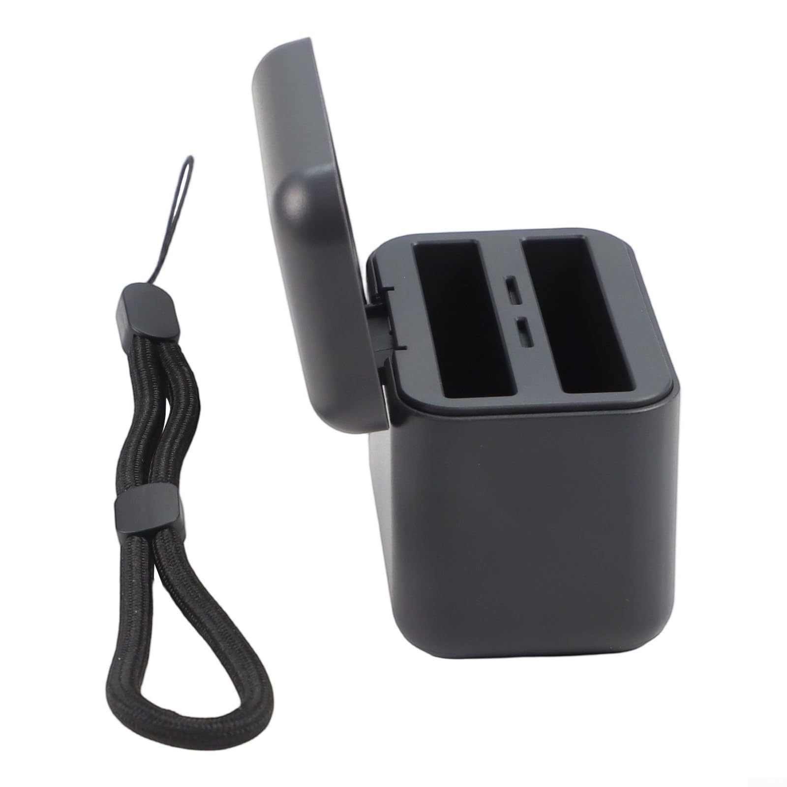 Estación de carga rápida con indicador LED para baterías Insta360 X5, 27 W, funda de carga inteligente con función bidireccional e indicador de estado en tiempo real, diseño compacto