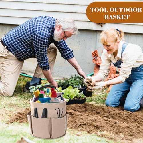 HMCEY Reinigungstasche Putzmittel Organizer Tragbar 17 L,Putzkorb Organizer Mit Griff und Tasche,Universal Reinigungs Caddy Cleaning,Putztasche Faltbar,Putzmittel Aufbewahrung Korb für Badezimmer