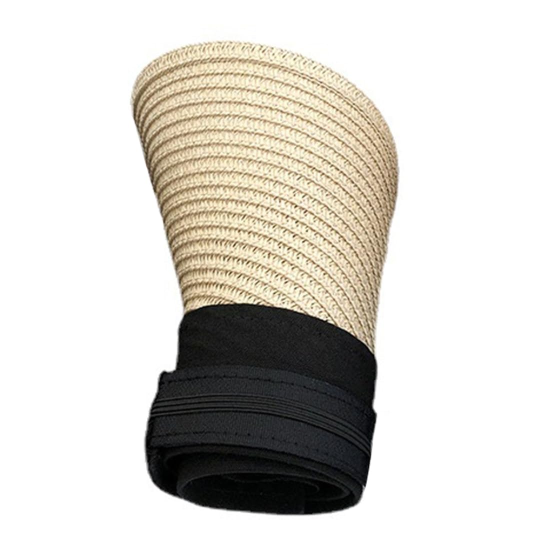 Hperu Sun Hats for Women Packable, Summer Sun Visors for Women and Ladies, Wide Brim Straw Sweatband Adjustable Beach Caps with UV Protection for Fishing Cycling Golf Beige