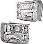 TRIBLE SIX Pair of Headlight Assembly GM2502283 GM2503283 Replacement for 07-13 GMC Sierra 1500 07-14 GMC Sierra 2500 HD 3500 HD Driver and Passenger Side