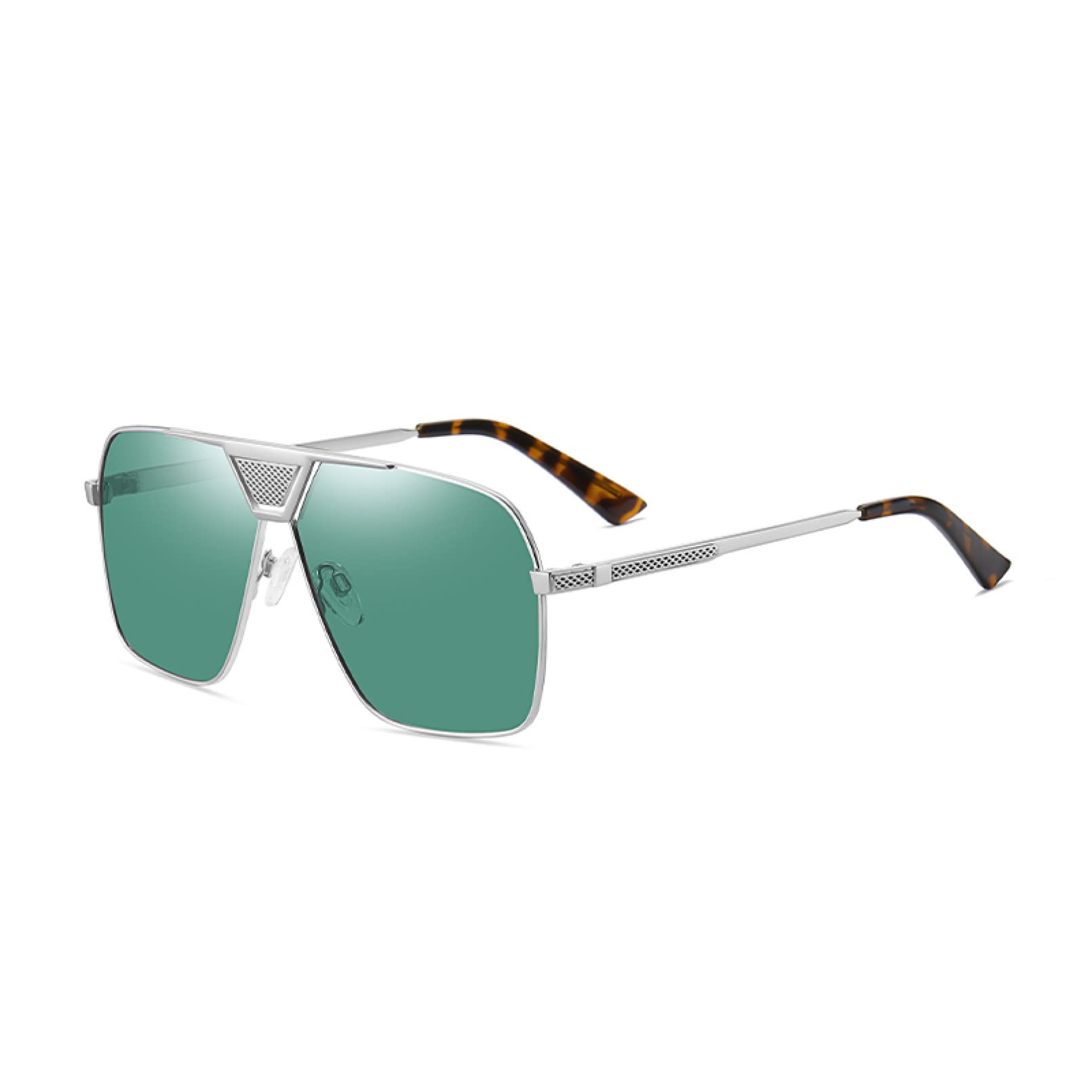 Gafas de sol polarizadas Gafas de sol de metal para hombre y mujer, gafas de sol universales con marco grande