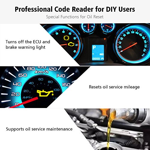 Autel Diaglink OBDII Code Reader Full Systems Diagnostic Scanner DIY Version of MD802 for Engine/Transmission/ABS/SRS/EPB/Oil Reset Service - Image 5