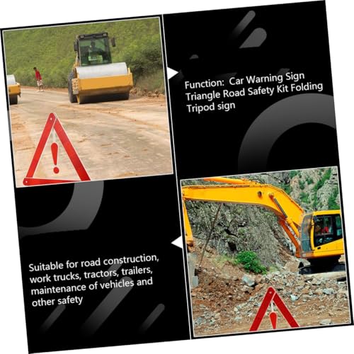 Triangle de signalisation auto pour panne : eviter les dangers de nuit - 5